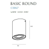 Maxlight Lampa Sufitowa Basic Round Biała C0067