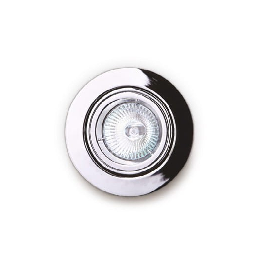 Maxlight Oprawa Wpustowa Fine Okrągła Chrom H0038