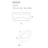 Maxlight Kinkiet Hugo Alu W0053