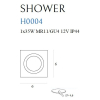 Maxlight Oprawa Wpustowa Shower IP54 H0004