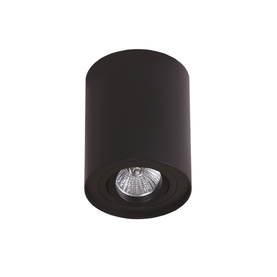Maxlight Lampa Sufitowa Basic Round Czarna C0068