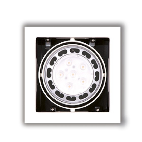 Maxlight Oprawa Wpustowa Matrix I Biała Ar111 GU10 230V H0059