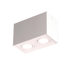 Maxlight Lampa Sufitowa Basic Square Biała Podwójna C0088