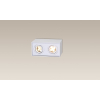 Maxlight Lampa Sufitowa Basic Square Biała Podwójna C0088