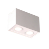 Maxlight Lampa Sufitowa Basic Square Biała Podwójna C0088