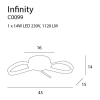 Maxlight Plafon Infinity C0099