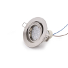 Maxlight Oprawa Wpustowa Fine Okrągła Metal Szczotkowany H0037