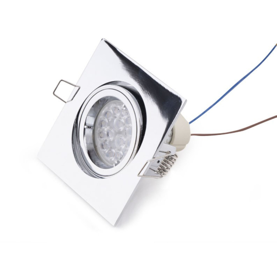 Maxlight Oprawa Wpustowa Fine Kwadratowa Chrom H0041