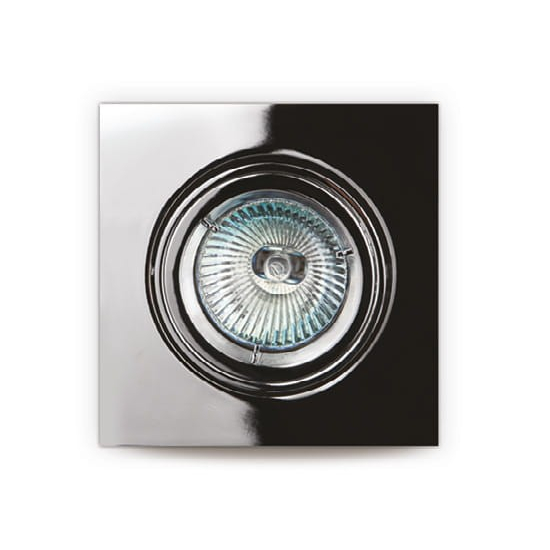 Maxlight Oprawa Wpustowa Fine Kwadratowa Chrom H0041
