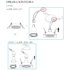 Maxlight Oprawa Wpustowa Fine Kwadratowa Chrom H0041