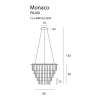 Maxlight Lampa Wisząca Monaco Ø 60 cm P0260