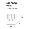 Maxlight Kinkiet Monaco W0209