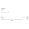 Maxlight Lampa Do Szynoprzewodu Linear Track White 36W 4000K S0010