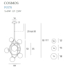 Maxlight Lampa Wisząca Cosmos P0378