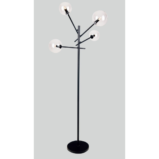 Maxlight Lampa Podłogowa Lollipop Black F0051