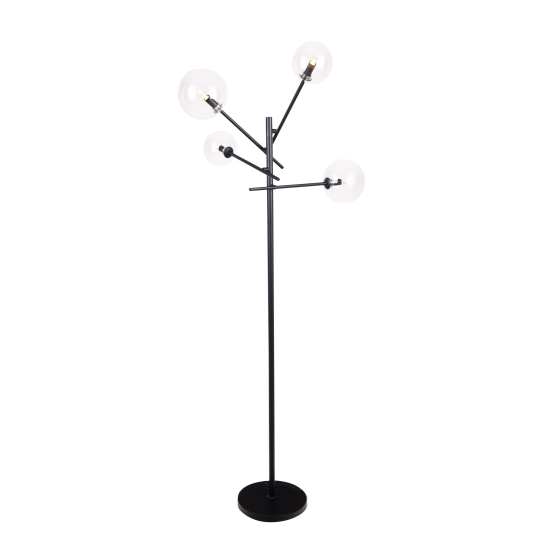 Maxlight Lampa Podłogowa Lollipop Black F0051