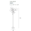 Maxlight Lampa Podłogowa Lollipop Black F0051