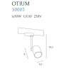 Maxlight Lampa Szynowa Otium Max GU10 Czarna S0003