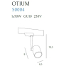 Maxlight Lampa Szynowa Otium Max GU10 Biała S0004