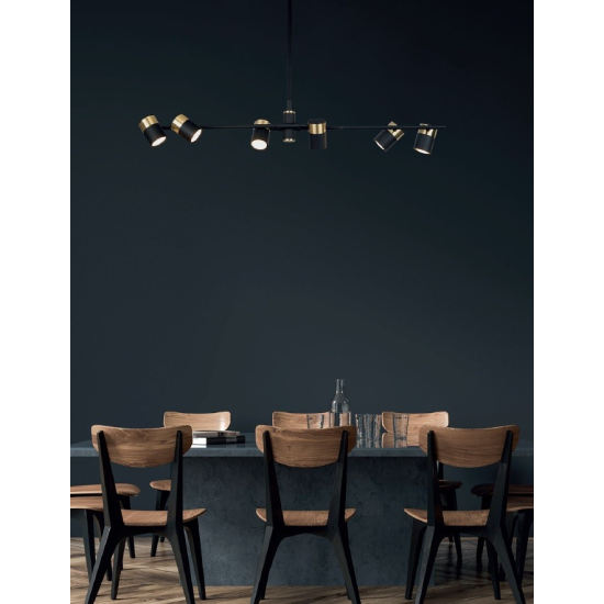 Maxlight Lampa Wisząca Puma 6 GU10 P0409