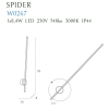 Maxlight Kinkiet Spider Black W0267