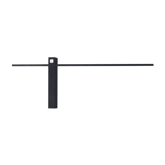 Maxlight Kinkiet Sabre 61 cm Czarny IP23, Ściemnialny Z Włącznikiem Dotykowym W0281