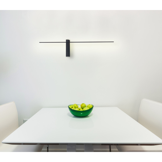 Maxlight Kinkiet Sabre 91 cm Czarny IP23, Ściemnialny Z Włącznikiem Dotykowym w0283