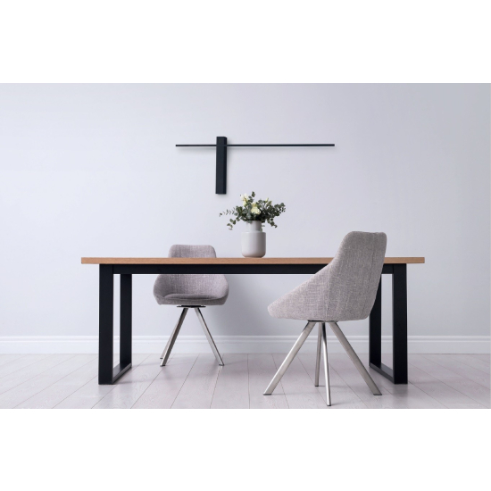 Maxlight Kinkiet Sabre 91 cm Czarny IP23, Ściemnialny Z Włącznikiem Dotykowym w0283