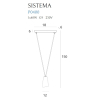 Maxlight Lampa Wisząca Sistema I P0400