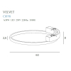 Maxlight Plafon Velvet 38W Ø 60 cm C0198