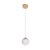Maxlight Lampa Wisząca Zoe 1X1,5W Złota P0389