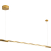 Maxlight Lampa Wisząca Organic Horizon 100cm Złota Ściemnialna P0356D