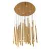 Maxlight Lampa Wisząca Organic 33X1 Złota Ściemnialna P0242D