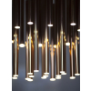 Maxlight Lampa Wisząca Organic 33X1 Złota Ściemnialna P0242D