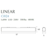 Maxlight Lampa Sufitowa Linear White 18W 4000K C0124