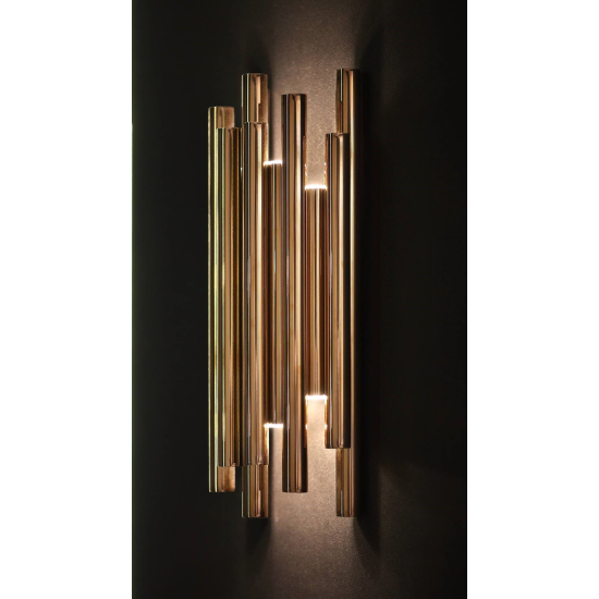 Maxlight Kinkiet Organic Złoty W0187