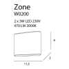 Maxlight Kinkiet Zone IP44 W0200