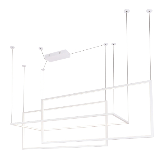 Maxlight Lampa Wisząca Geometric Biała P0272