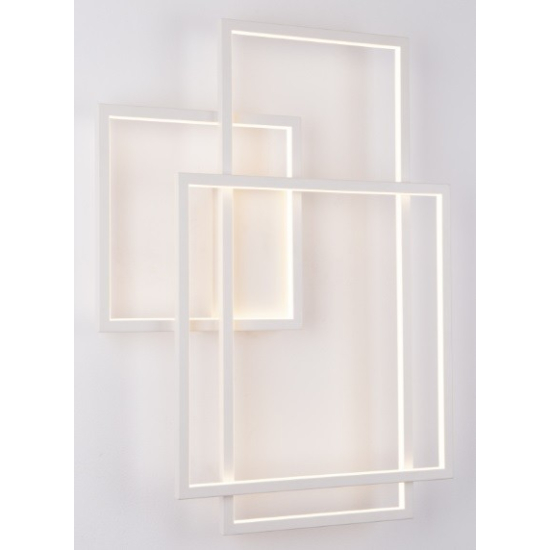 Maxlight Kinkiet LED Geometric Biały - Nowy W0234