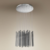 Maxlight Lampa Wisząca Organic 33X1 Chrom Ściemnialna P0175D