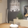 Maxlight Lampa Wisząca Organic 33X1 Chrom Ściemnialna P0175D