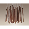 Maxlight Lampa Wisząca Organic 33X1 Miedź Ściemnialna P0174D