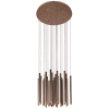 Maxlight Lampa Wisząca Organic 33X1 Miedź Ściemnialna P0174D
