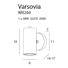 Maxlight Kinkiet Varsovia Krótki W0244