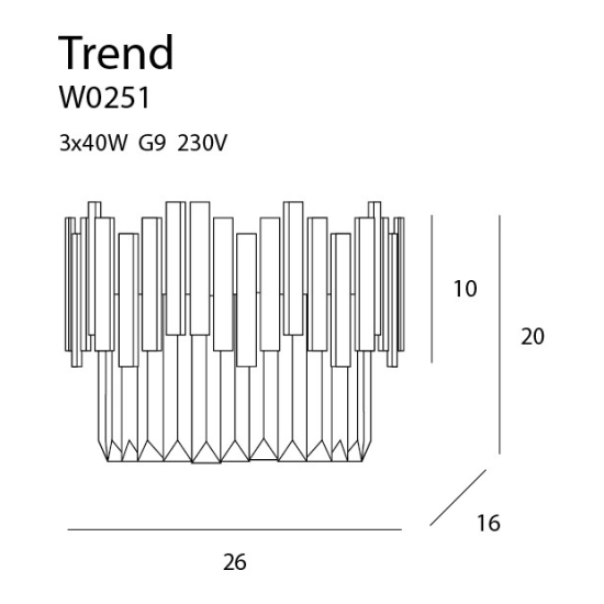 Maxlight Kinkiet Trend W0251
