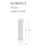 Maxlight Kinkiet Florence Chrom W0241