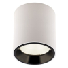 Maxlight Lampa Sufitowa Tub Okrągły Biały+ Pierścień Ozdobny Biały RC0155/C0156 White C0155