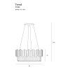 Maxlight Lampa Wisząca Trend 45Cm P0368