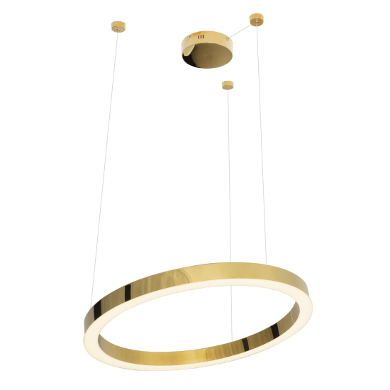 Maxlight Lampa Wisząca Luxury 70 cm Złota Ściemnialna P0369D