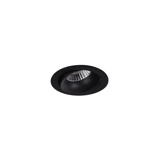 Maxlight Oprawa Wpustowa Max Arya Tilted Black 8W Ściemnialna H0099